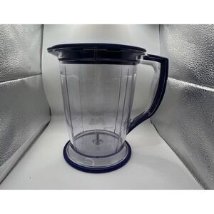 Ninja Master Prep Blender QB900B 48oz Jar 6C Pitcher w/ Lid, No Blades BLUE 1.5L